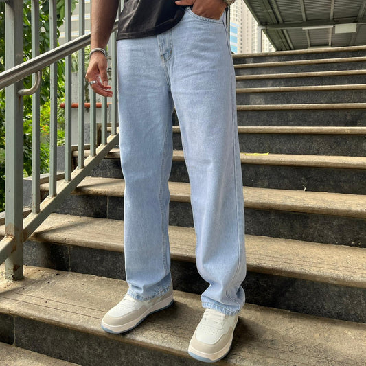 Glacier 02 Ice Blue Relaxed Fit Jeans