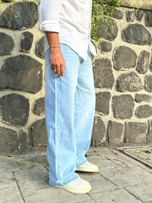 Frosted Sky Premium Sky Blue Denim