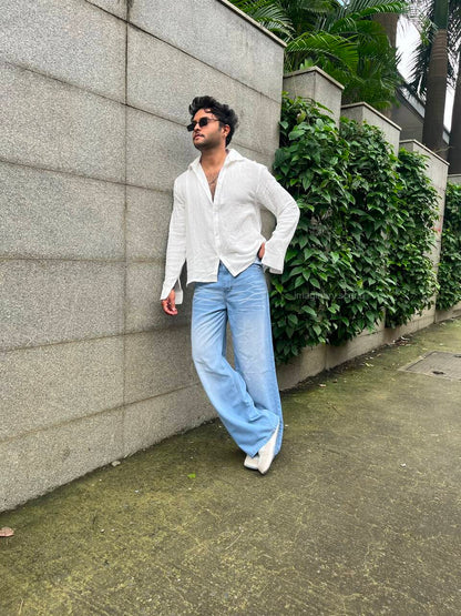 Daydream | Light Wash Wide Leg Jeans