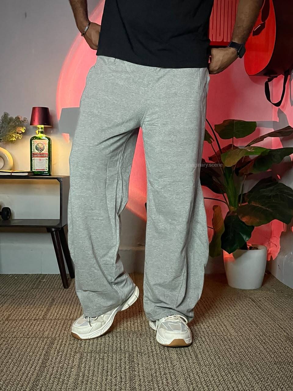Bristol Grey – Barrel Fit Lounge Pants