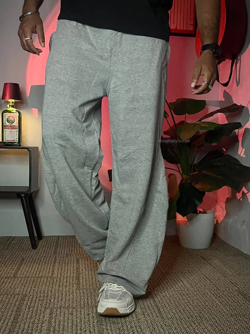 Bristol Grey – Barrel Fit Lounge Pants
