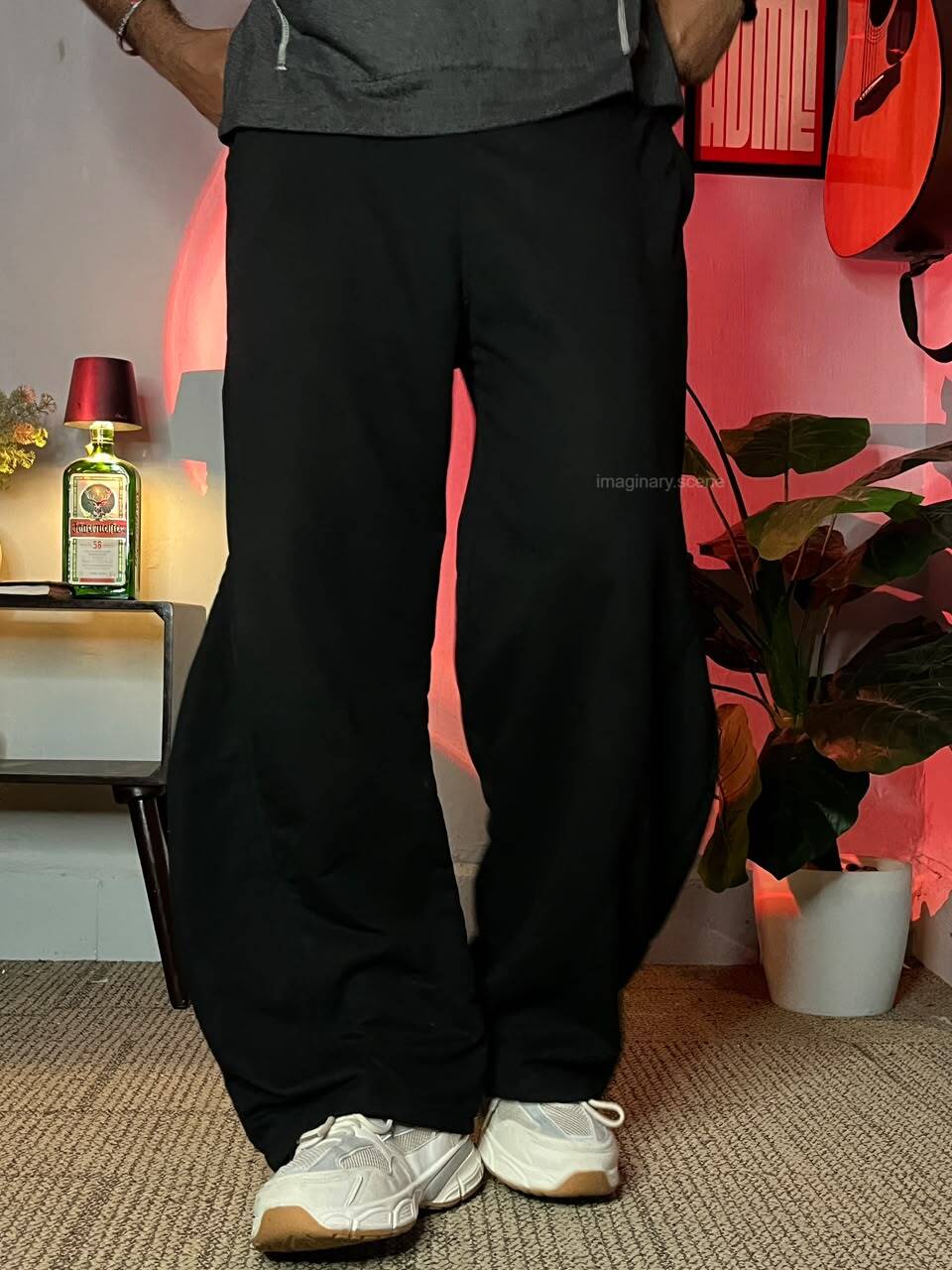 Tokyo Black – Barrel Fit Lounge Pants