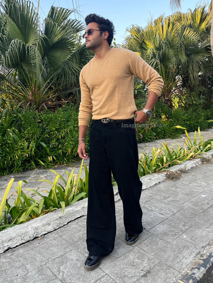 Phantom | Oversized Black Baggy Jeans