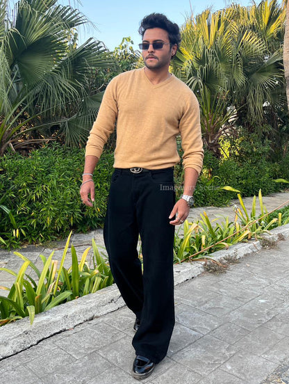 Phantom | Oversized Black Baggy Jeans