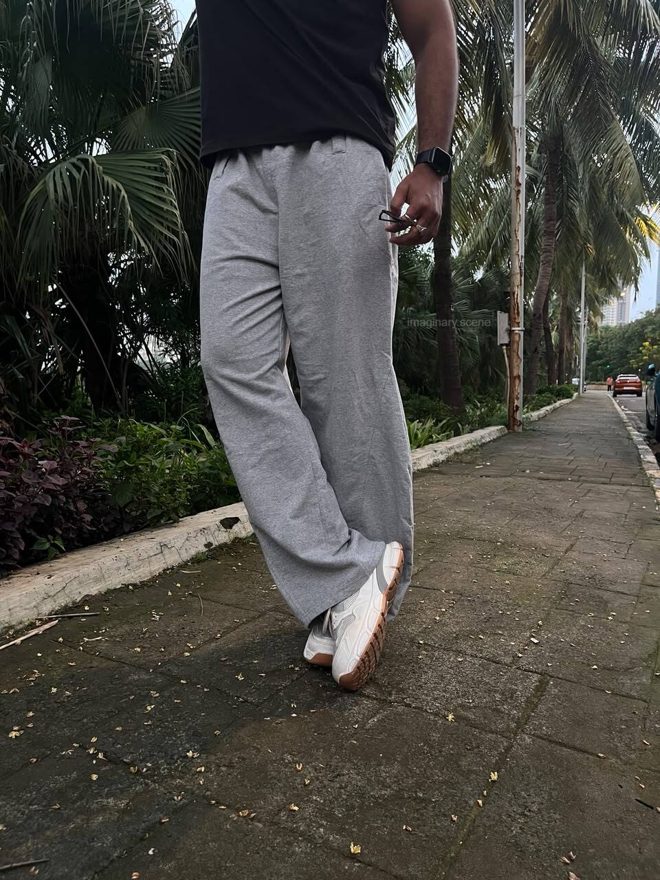 Bristol Grey – Barrel Fit Track Pants