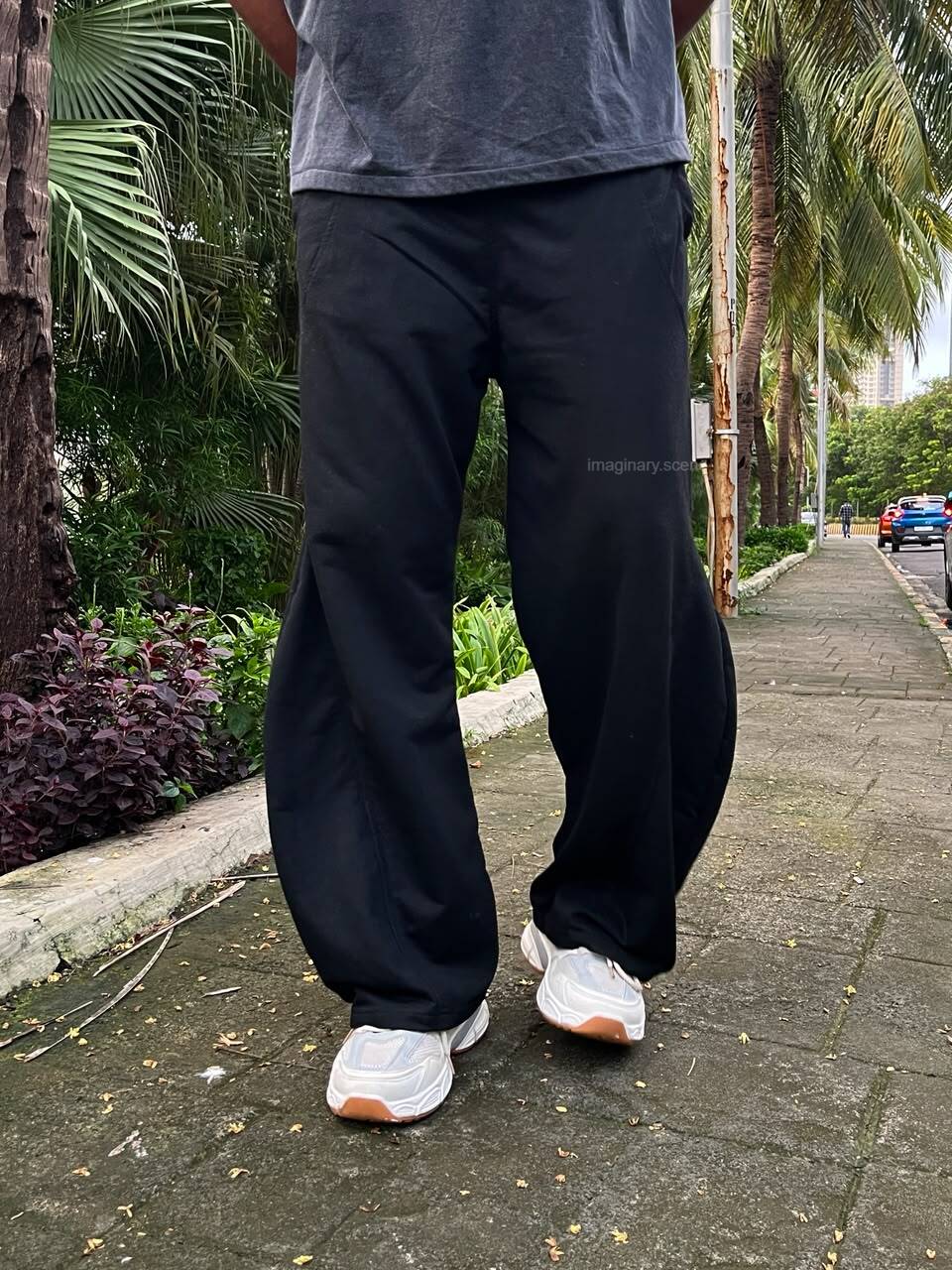 Tokyo Black – Barrel Fit Track Pants