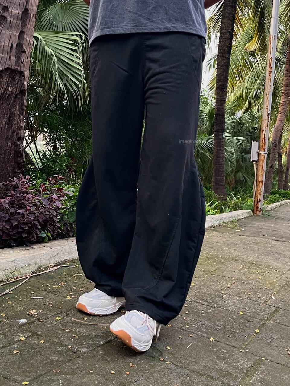 Tokyo Black – Barrel Fit Track Pants