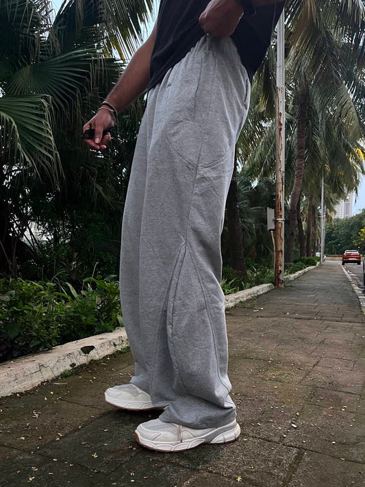 Bristol Grey – Barrel Fit Track Pants