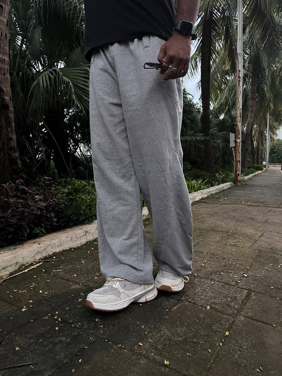 Bristol Grey – Barrel Fit Track Pants