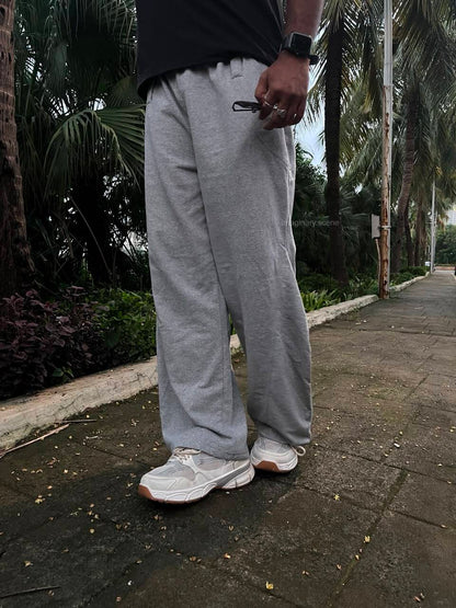 Bristol Grey – Barrel Fit Track Pants