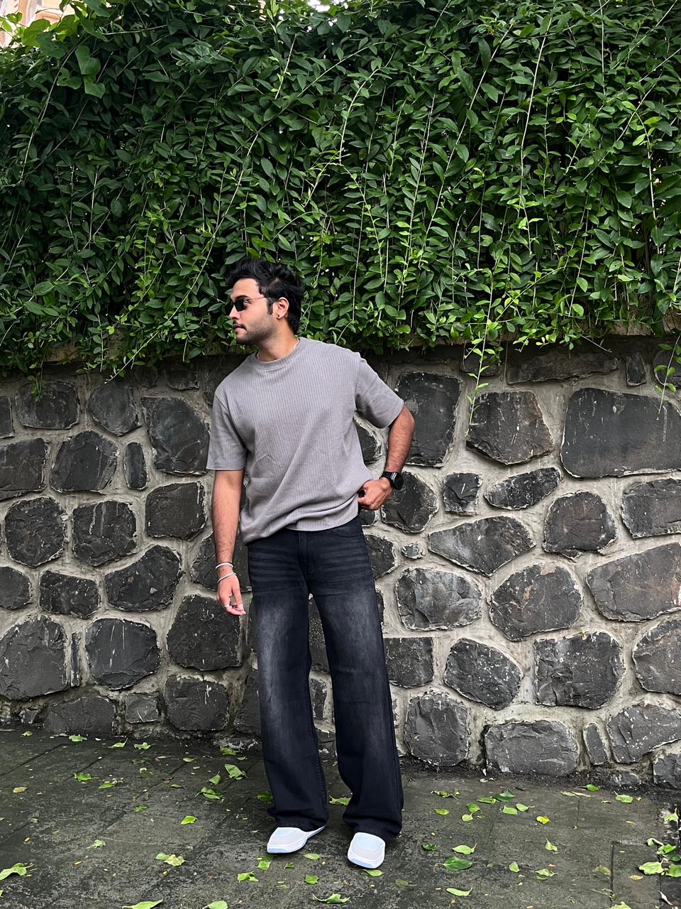 Graphite Premium Baggy Jeans