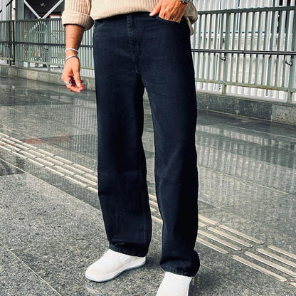 Night Owl Classic Black Straight Jeans