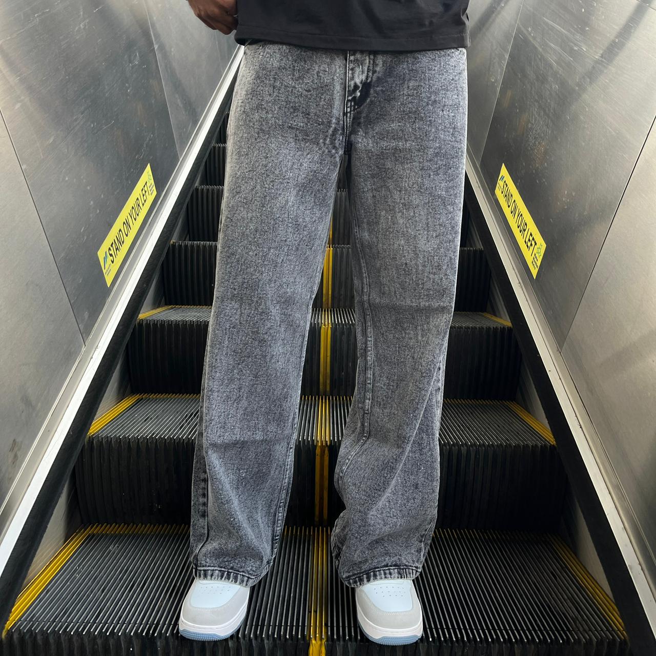 Smokestone Premium Charcoal Baggy Denim