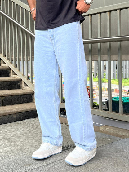 Glacier 02 Ice Blue Relaxed Fit Jeans