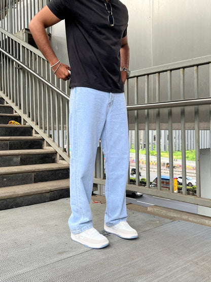Glacier 02 Ice Blue Relaxed Fit Jeans