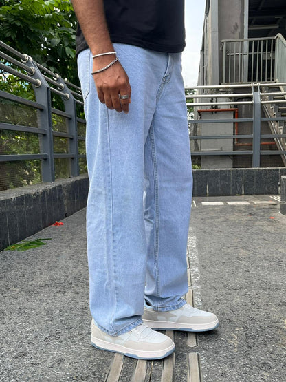 Glacier 02 Ice Blue Relaxed Fit Jeans