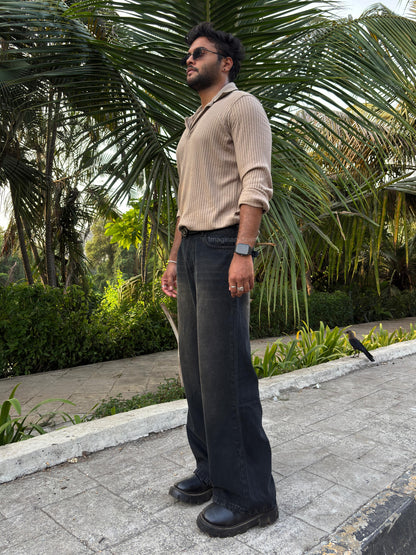 Burnt Shadow – Vintage Tint Wide Leg Jeans