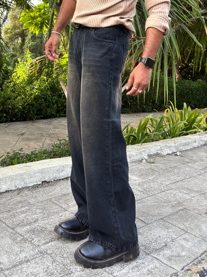 Burnt Shadow – Vintage Tint Wide Leg Jeans